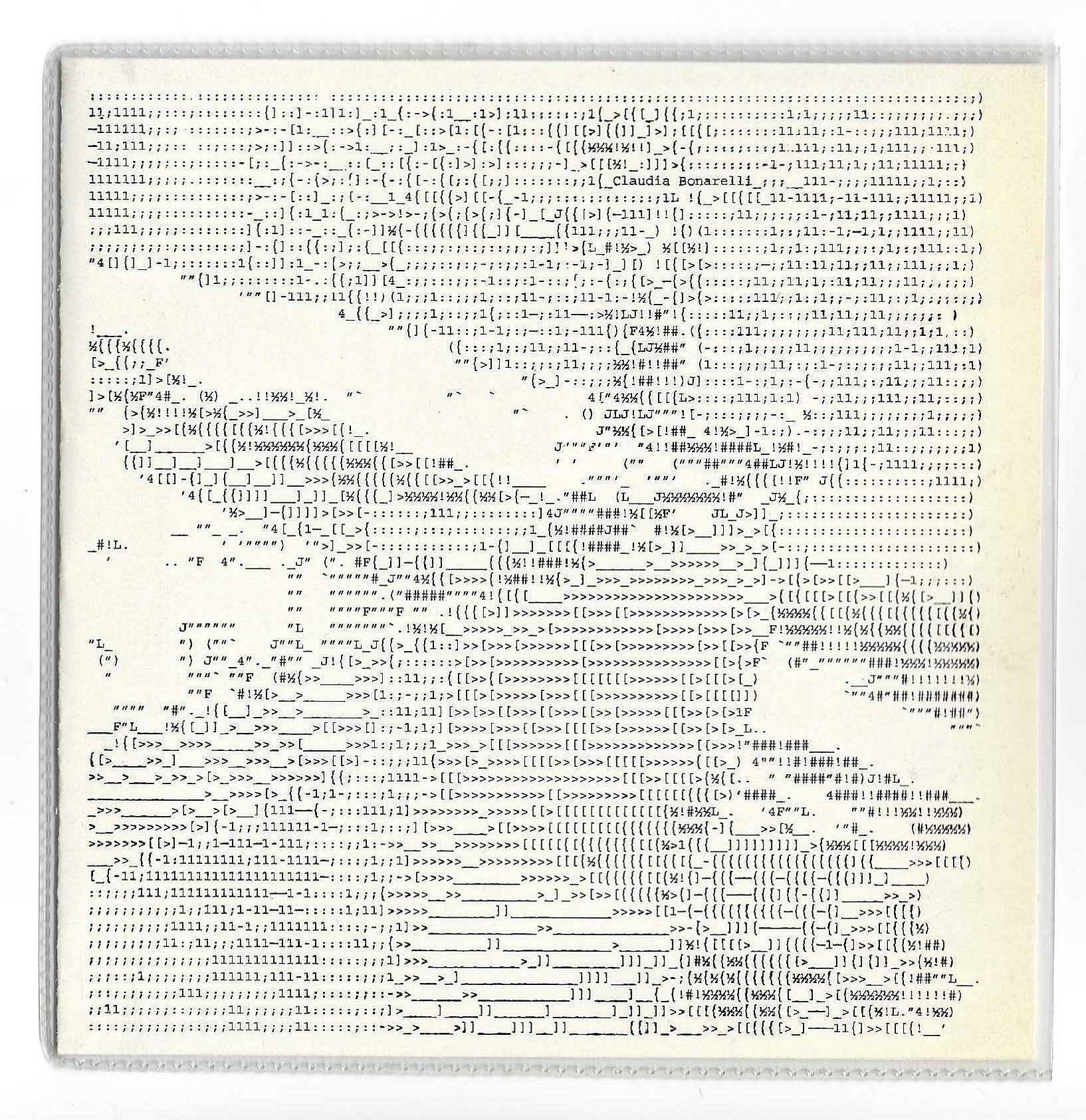 Claudia Bonarelli strsim08 - cdr front